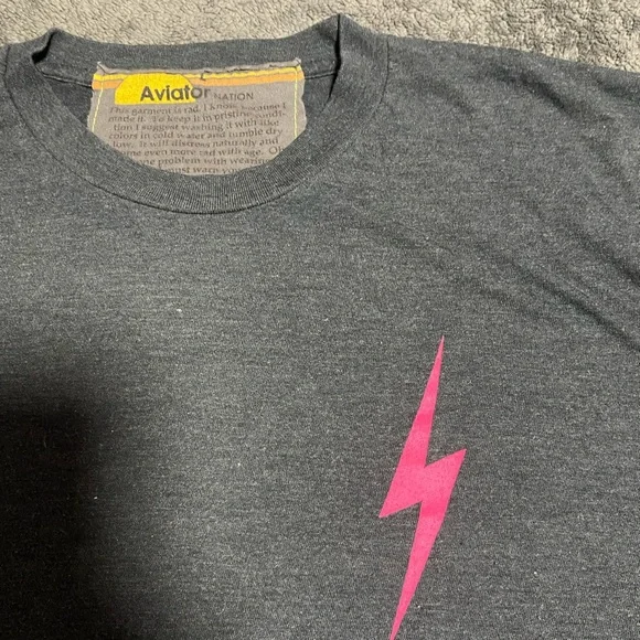 Aviator Nation Charcoal Tee - Picture 4 of 4